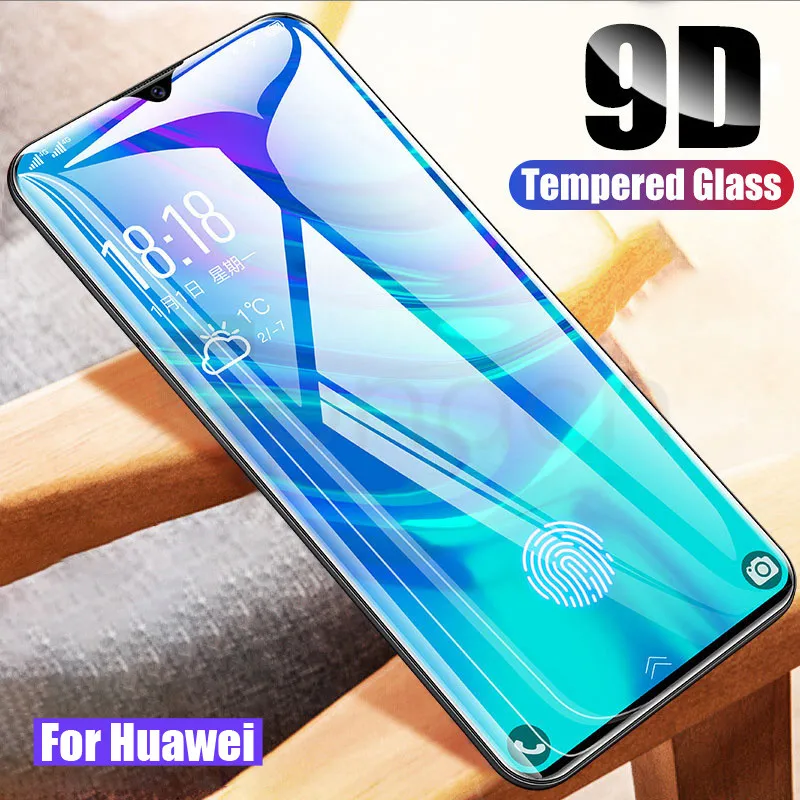 Закаленное защитное стекло 9D с полным покрытием для Huawei P30 P20 Pro P10 Lite Plus P Smart 2019 Z