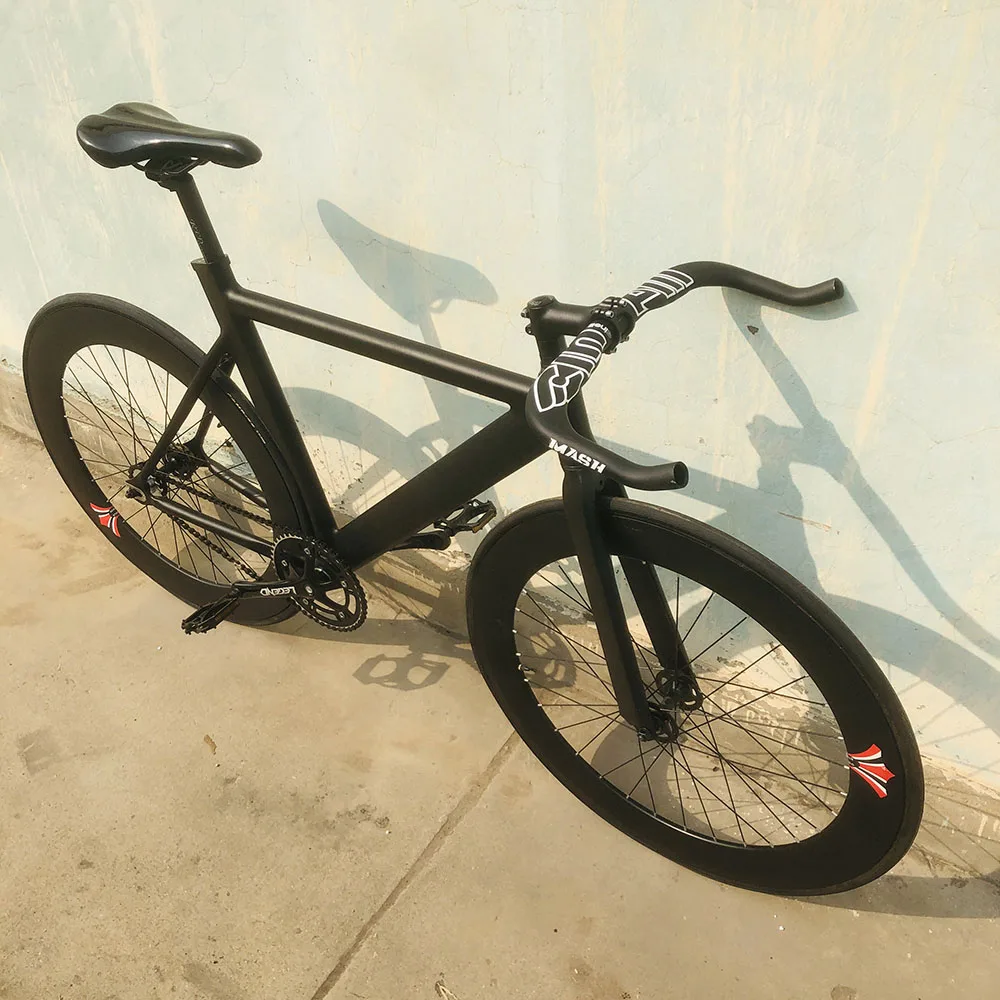 Трек велосипедный 52 см рама из алюминиевого сплава фиксированная передача 70 мм