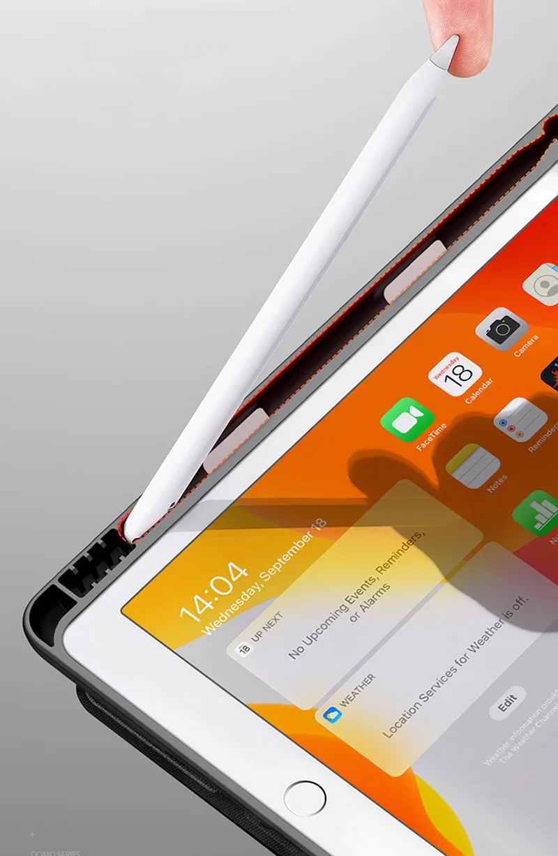 Защитный чехол для планшета для нового ipad 10,2 7-го поколения с держателем для ручек ПУ+ ПВХ чехол умная скобка чехол для ipad 10,2 дюймов