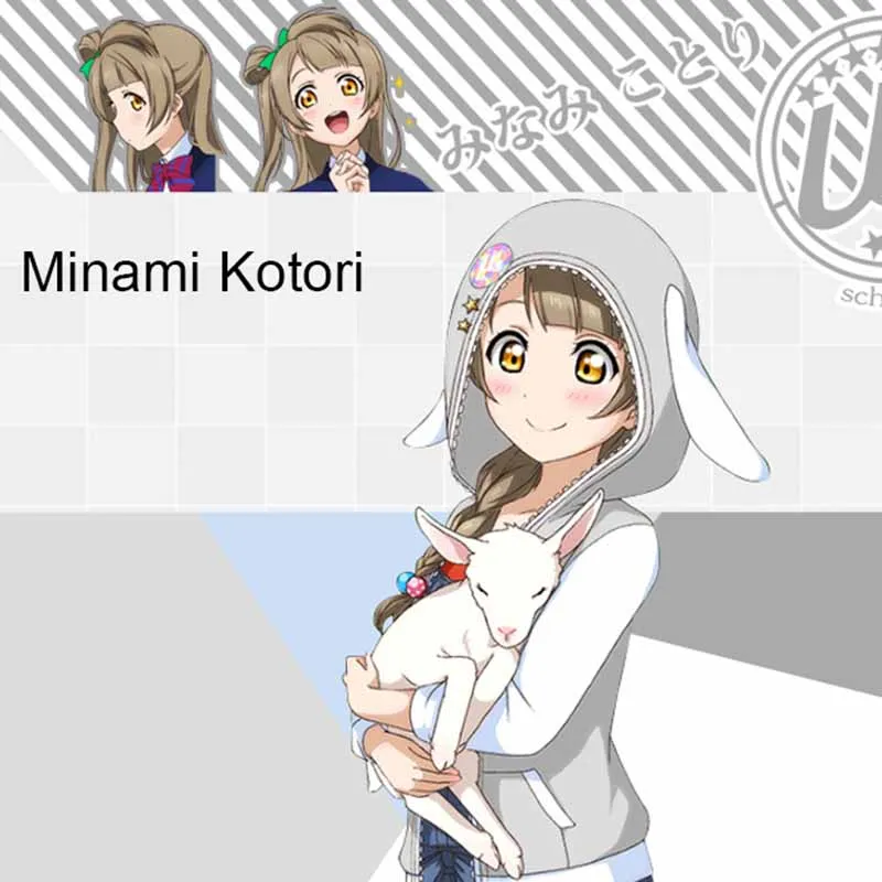 

Love Live Hoodies Sweatshirts Anime LoveLive Cosplay Costumes Minami Kotori Jackets Coat Yazawa Nico Uniform Women Girls Top