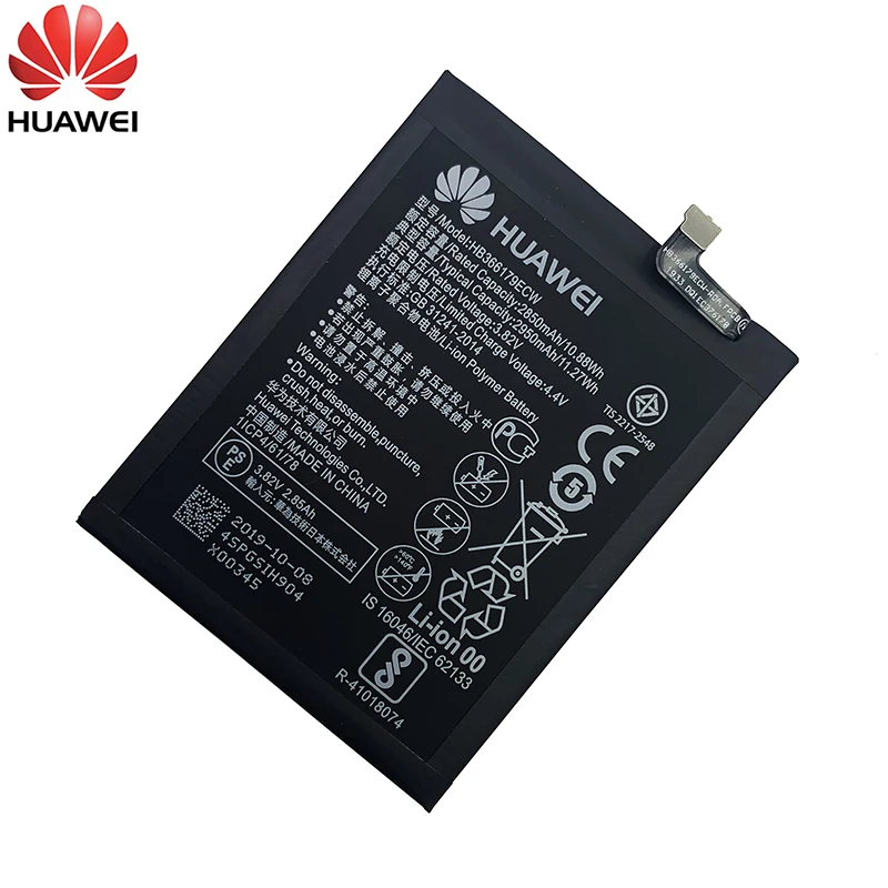 100% Оригинальный запасной аккумулятор Hua Wei для Huawei Nova 2 CAZ-TL00 Nova2 HB366179ECW телефона 2950