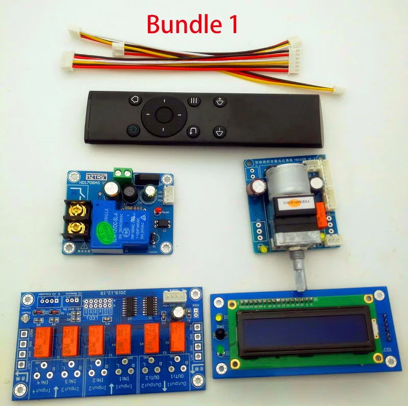 Bundle 1 Hi-Fi Инфракрасный пульт дистанционного управления регулятор громкости Регулировка платы APS усилитель предусилителя потенциометра двигателя автоматически регулирует громкость - Цвет: Bundle 1