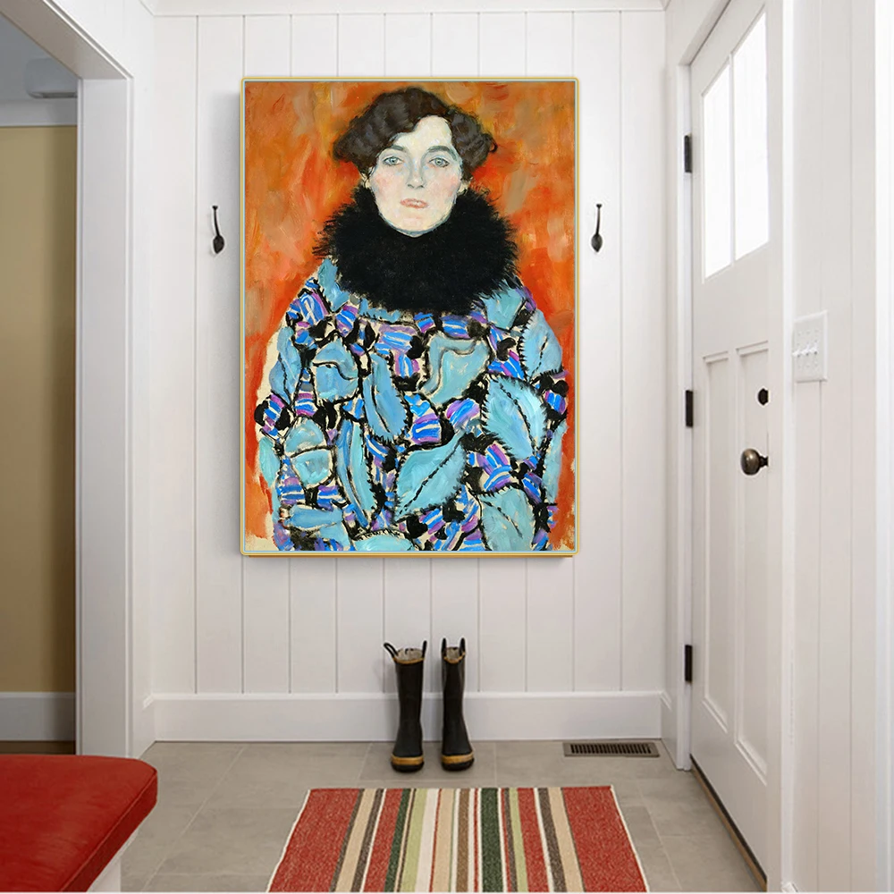 Citon Gustav Klimt 》 портрет йоханны стодовой картина маслом на холсте художественная