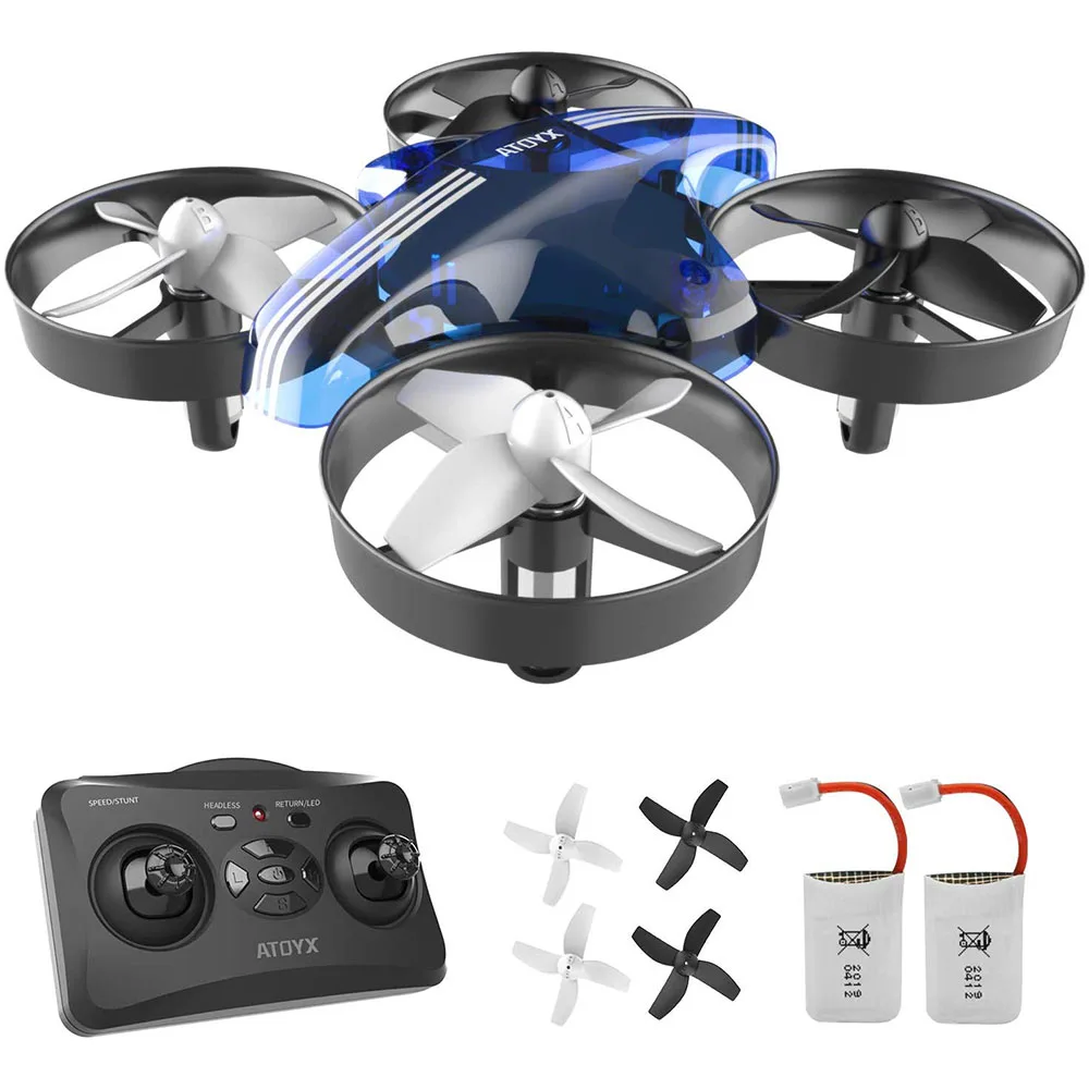 Мини Дрон с дистанционным управлением RC Квадрокоптер вертолет 2 4G 6 осевой