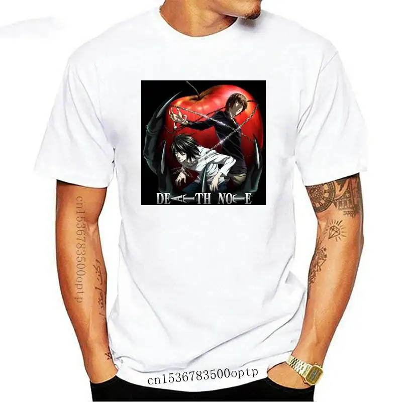 

New Men Funny T Shirt Women Cool tshirt Death Note 2 Panels Adult T-Shirt