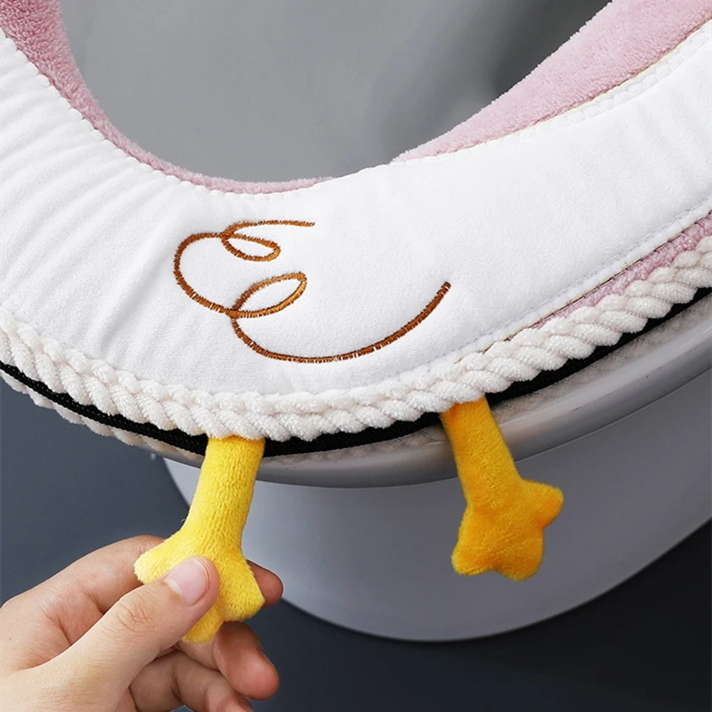 Новинка Лидер продаж удобный мультяшный чехол для унитаза зимний домашний