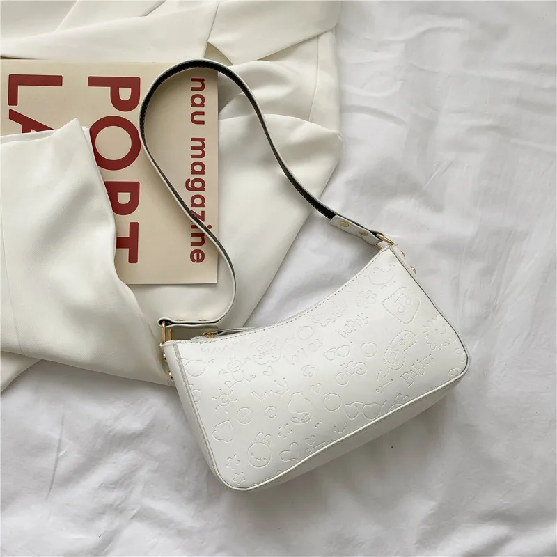 

Wholesale Korean version of the new women's bag on the new bag women's bag indentation pattern underarm bag women's one-shoulder