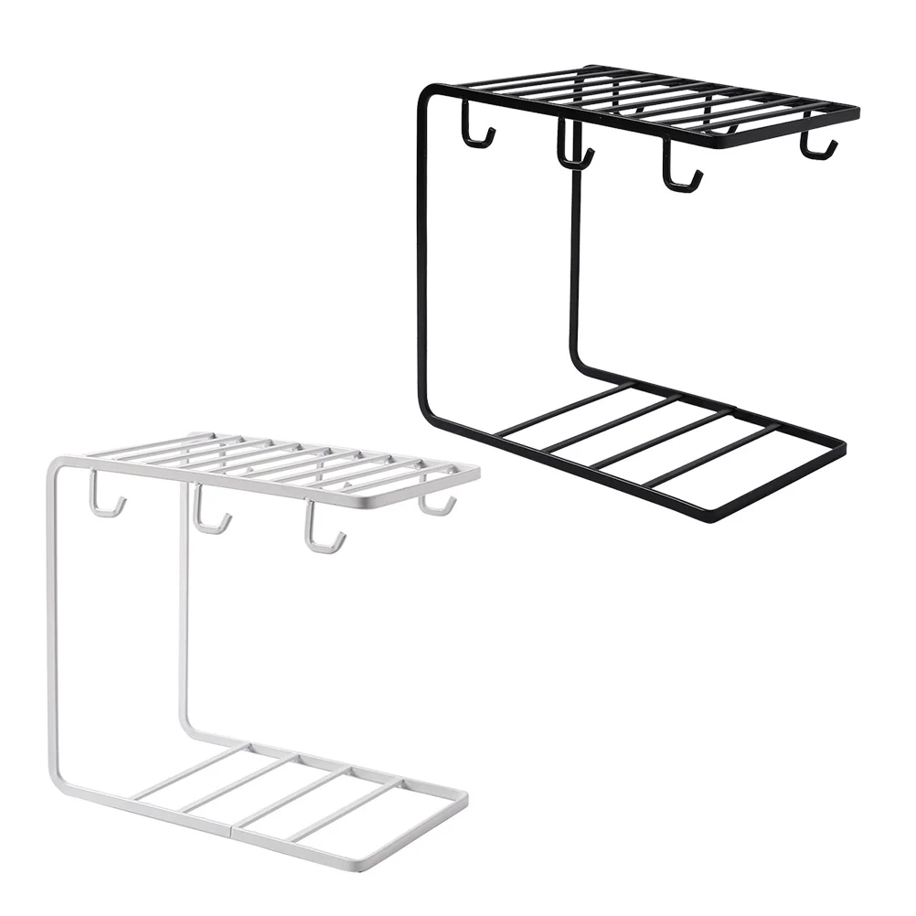 

1 шт. железная художественная подставка для чашек и кофе, стойка для хранения, держатель, органайзер для дома, ресторана (случайные цвета)