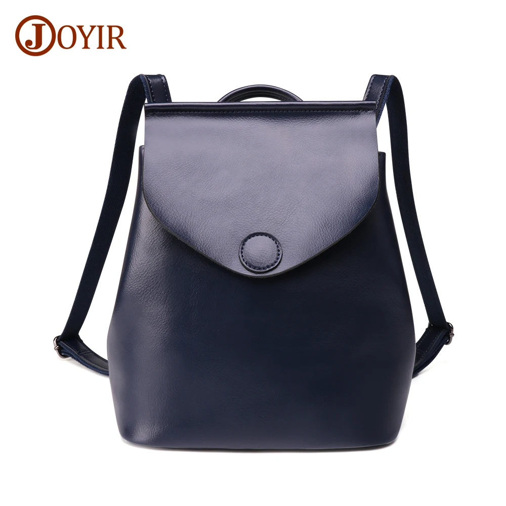JOYIR женский кожаный рюкзак модные женские рюкзаки Mochila Женская Повседневная сумка на плечо для женщин школьная сумка Mochila - Цвет: Blue  Backpack