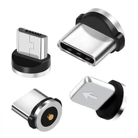 5pcs Converter Charging Cable Adapter For Mobile Phone 360 Degree Rotation Magnetic Tips Replacement Parts Easy Operate Durable
