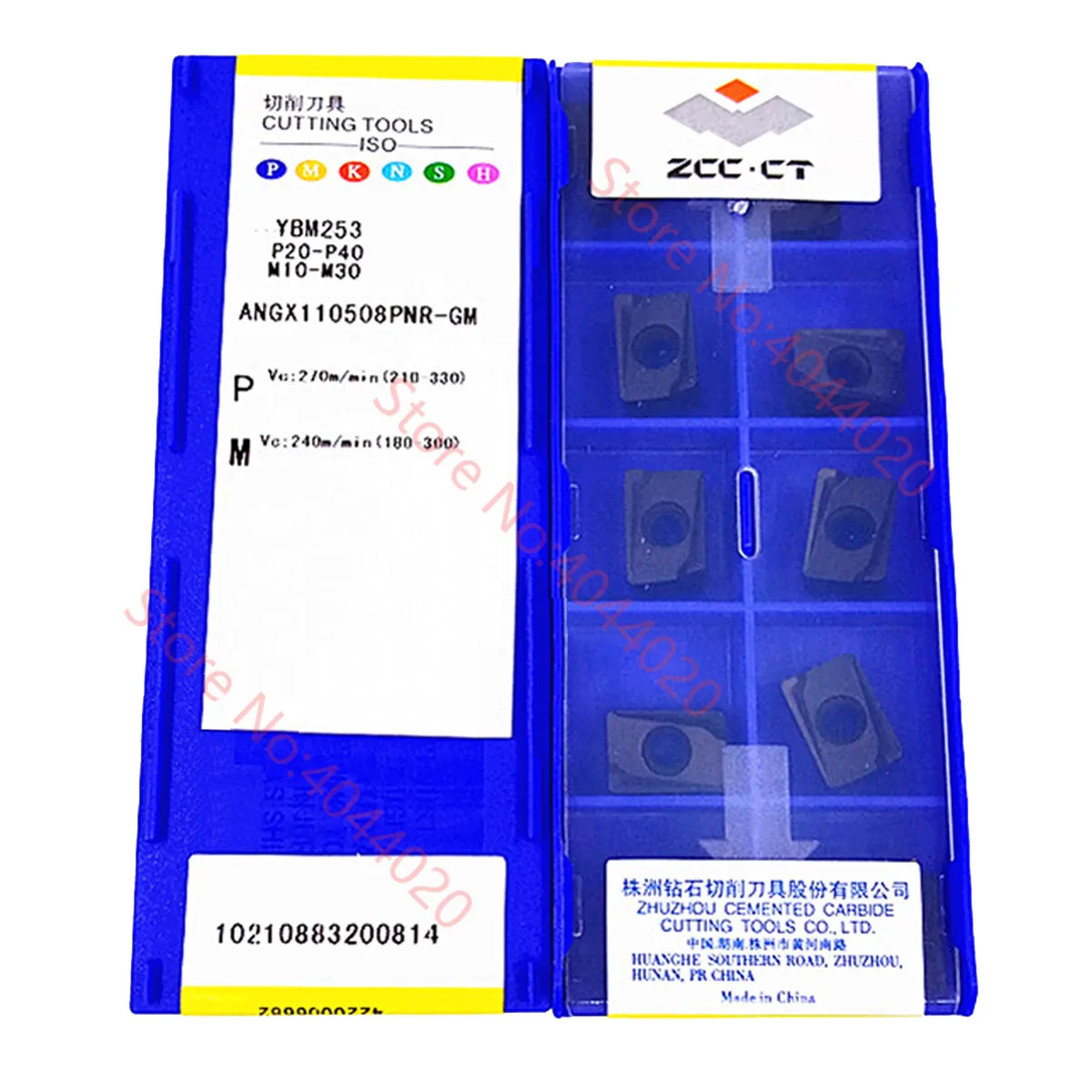 ZCC.CT ANGX 110504 PNR 110508 150608 150616 YBG205 YBG203 YBM253 YB9320 Твердосплавные вставки Вставки