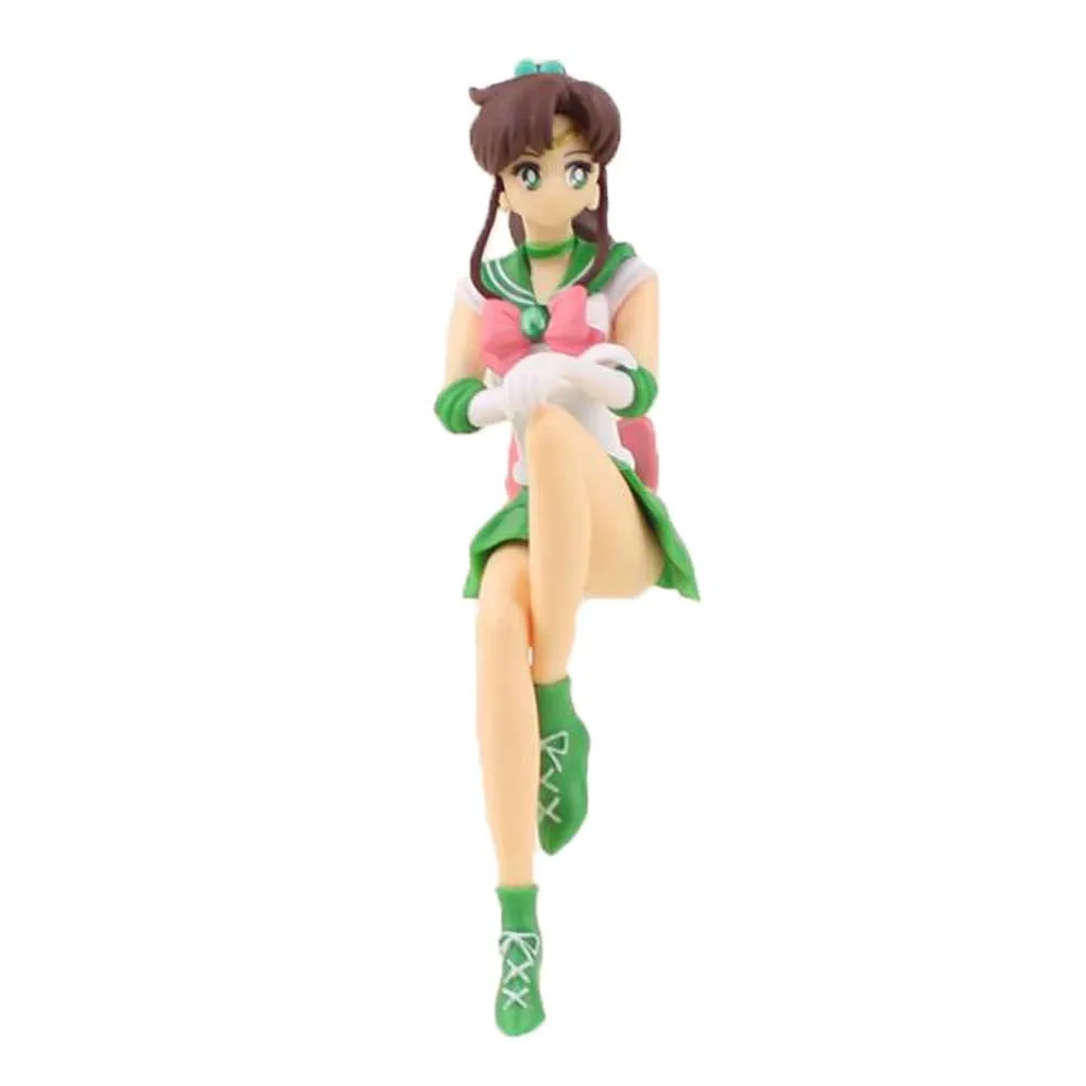 

13cm Anime Sailor Moon Figurine Sailor Mars Mercury Venus Jupiter PVC Action Figure Collectible Model Toys