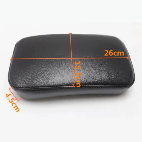 

Black Pillion Pad Seat 6 Suction Cup For Dyna Sportster Softail Touring