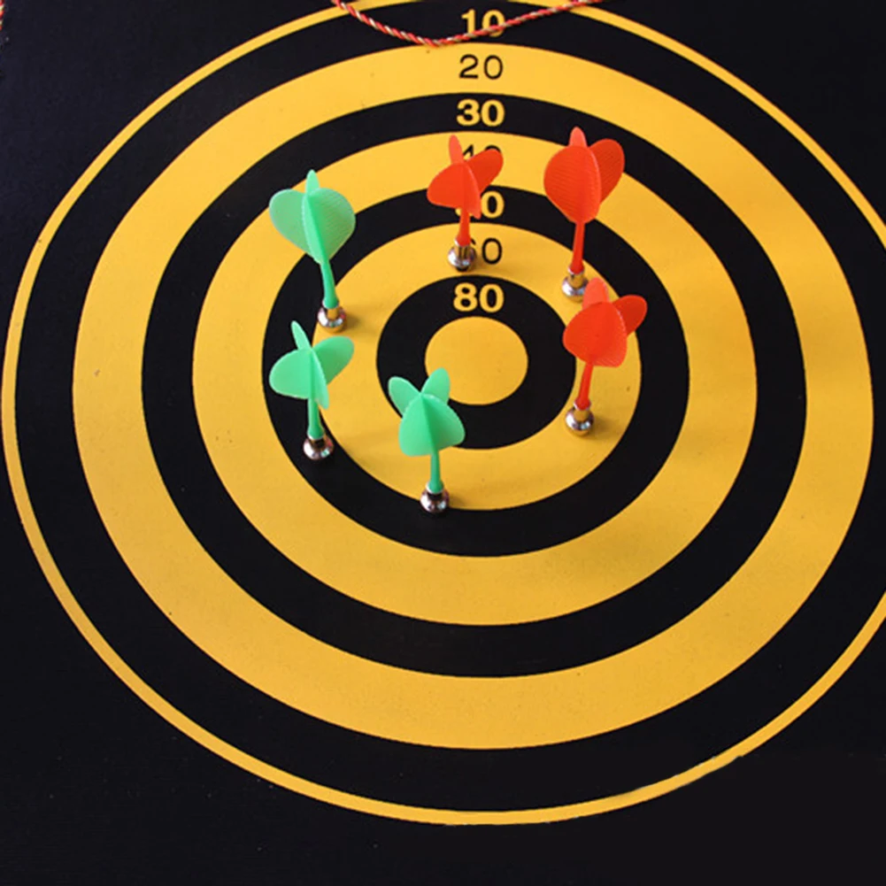 Магнитная доска для дротика детей двусторонняя подвесная безопасных игр 12/15