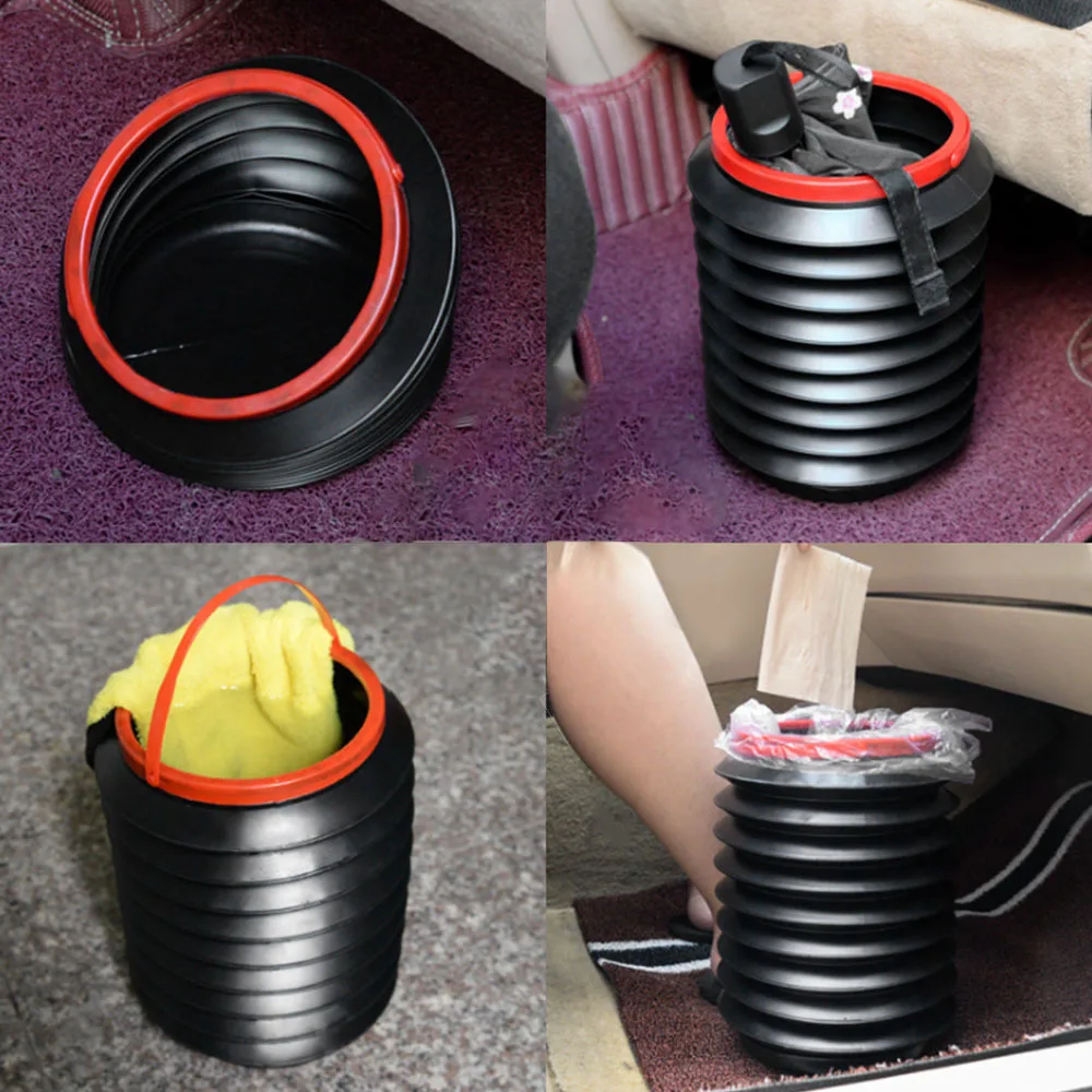 Portable Outdoor Camping Hiking Car Wash Fishing Folding Bucket Barrel Water Container hiking Numerous Activities | Автомобили и