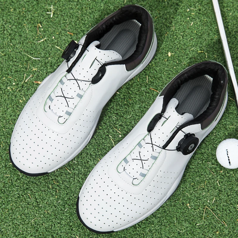Professional Golf Shoes Couple Comfortable Golf Sneakers Men White Black Walking Shoes Grass Non-slip Training Golf Shoes Men