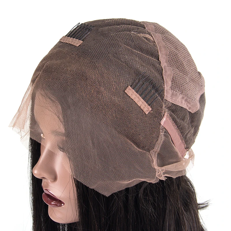 Парик Из прямых человеческих волос светлые человеческие волосы 150% плотности |