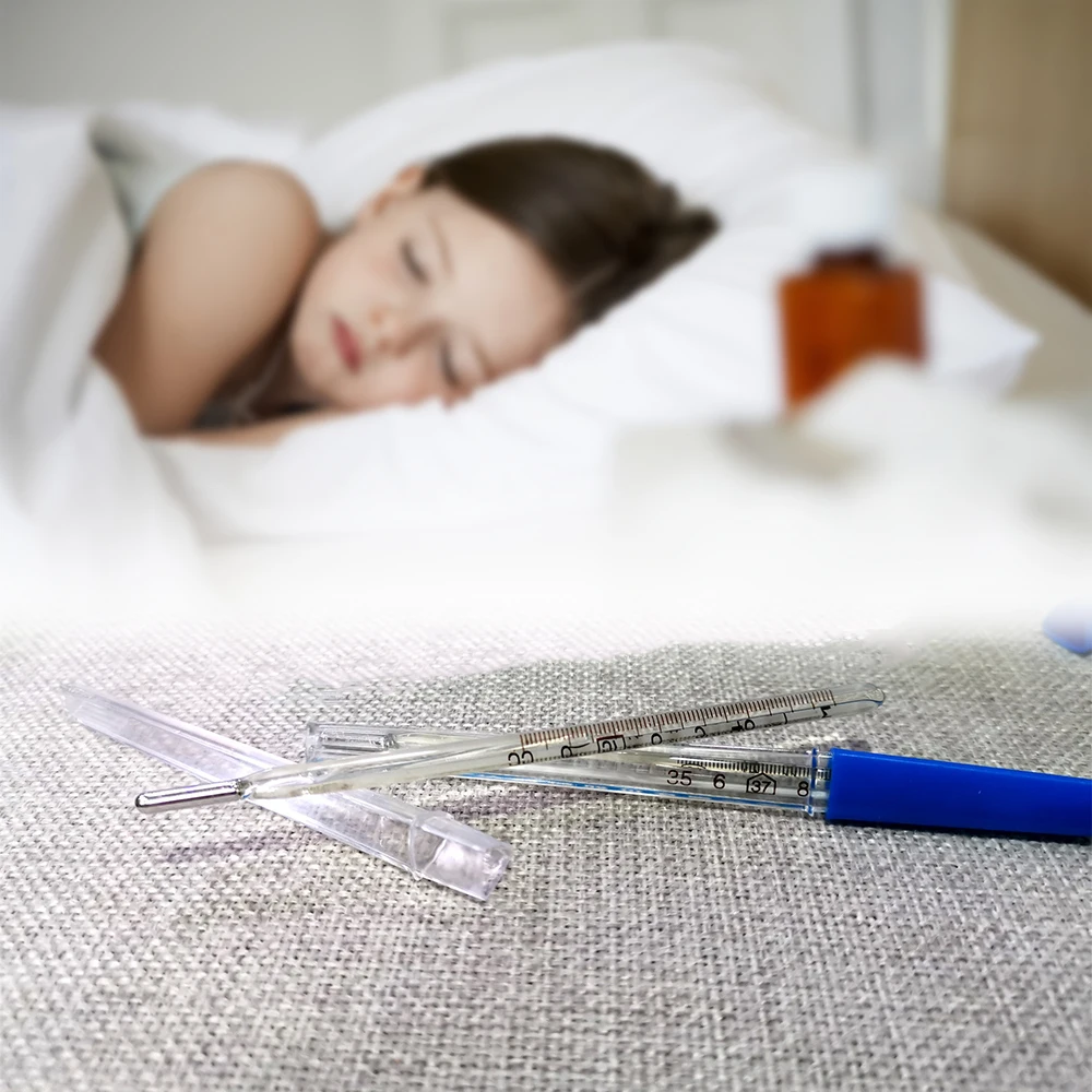 Термометр треугольный ртутный для подмышек термометр ясным масштабом