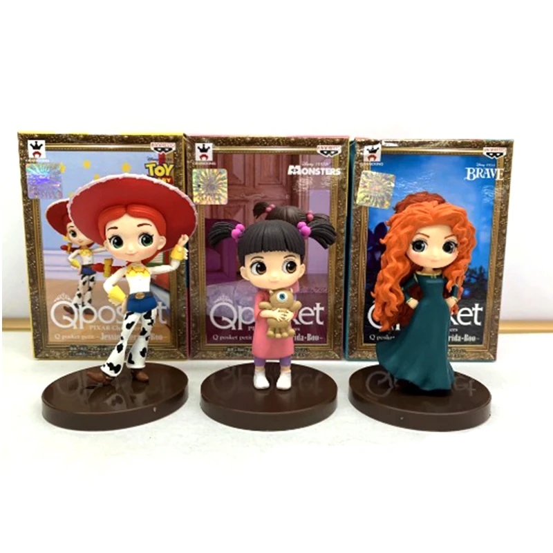 Qposket История Игрушек 4 игрушки Джесси фильм Disney PIXAR BRAVE MONSTERS персонажи экшн фигурки