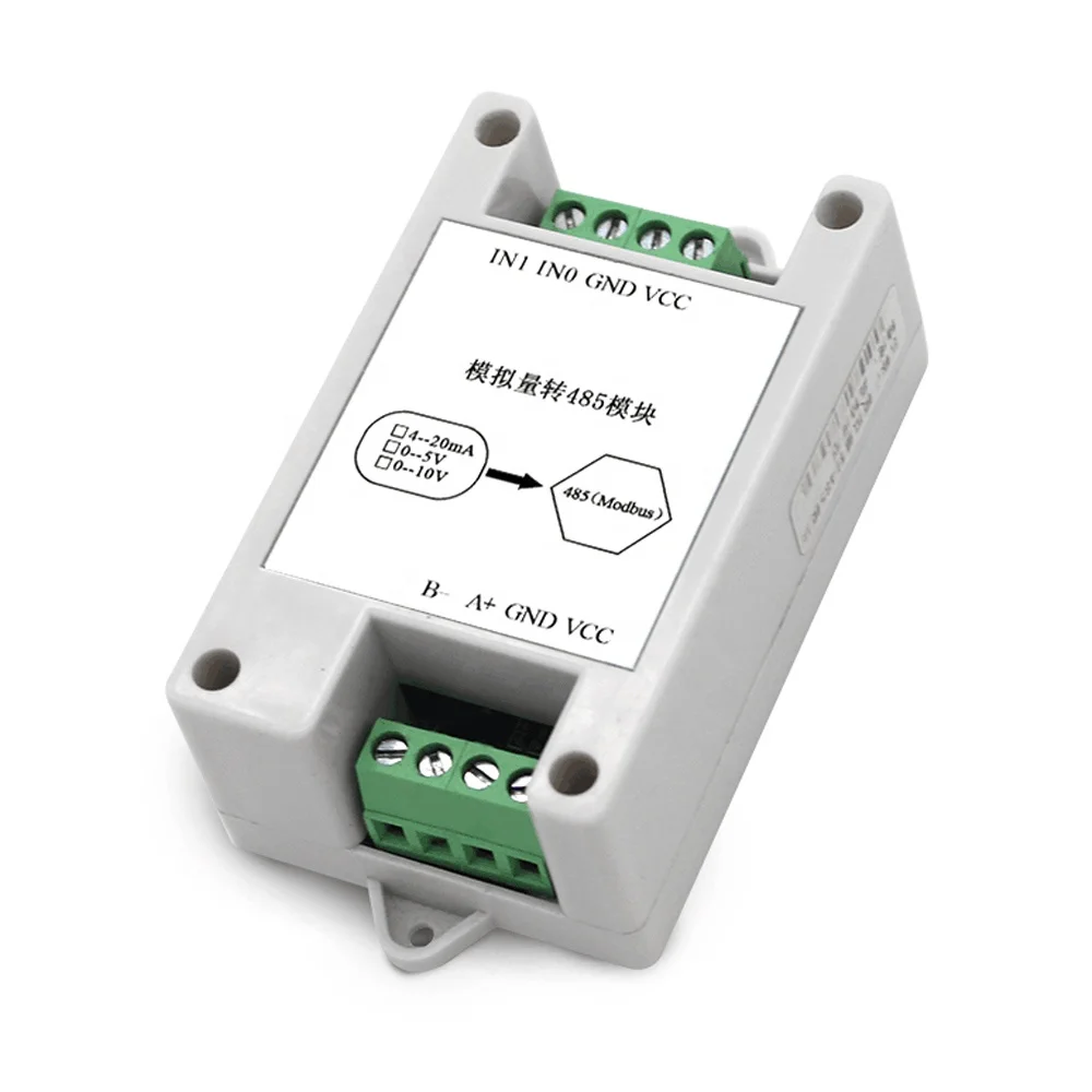 

0-5V 0-10V 4-20mA module to rs485 output analog input 485 converter
