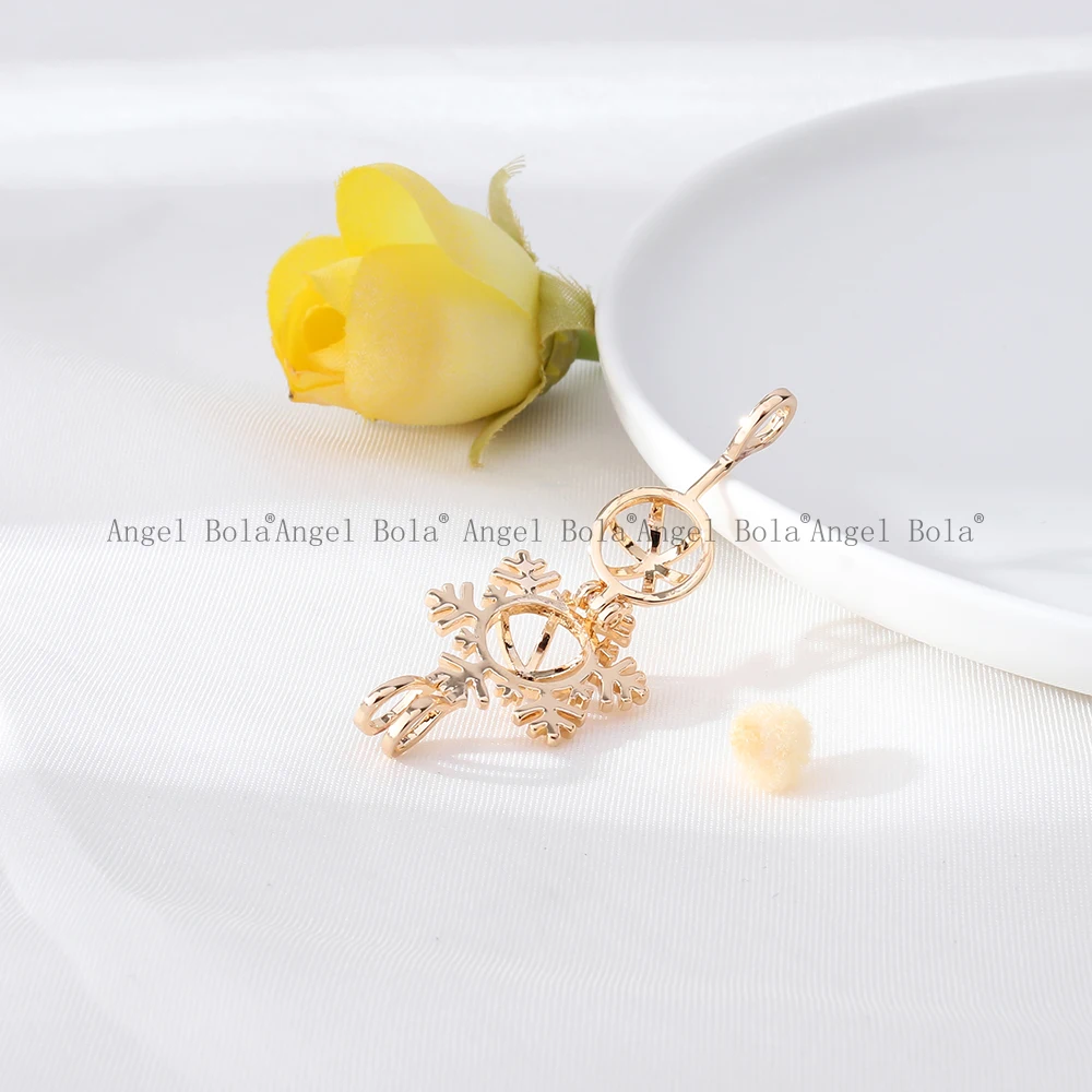 Снежинка Ангел бола ювелирные изделия Йога Ароматерапия Эфирные масла