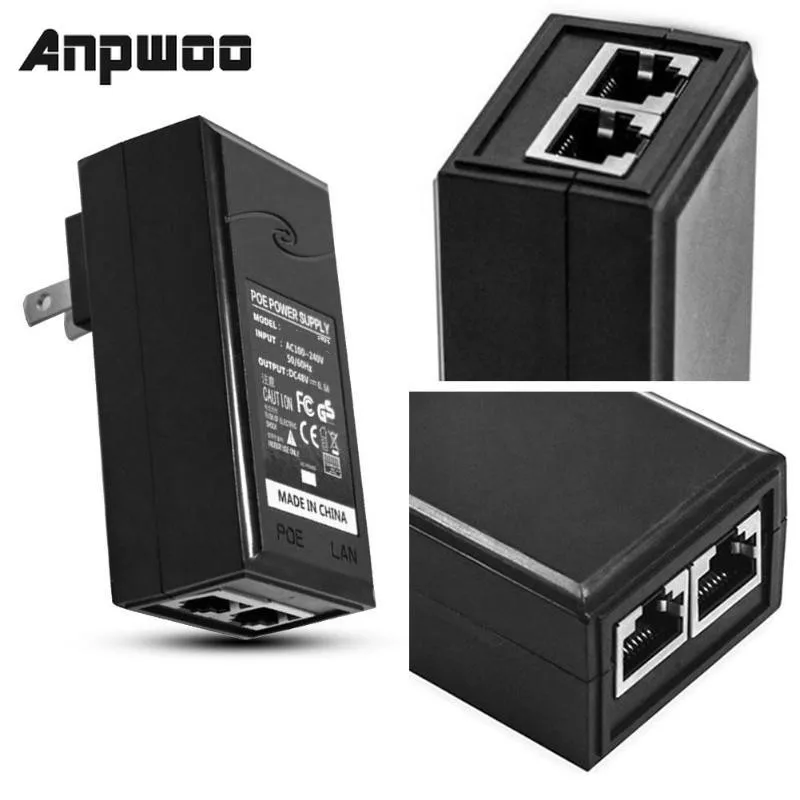 Сетевой адаптер ANPWOO 48 В 0 5 А 24 Вт POE|Аксессуары для CCTV| |