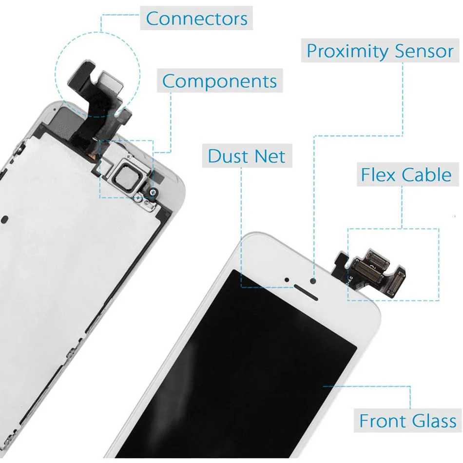 Замена ЖК-дисплея для iPhone 5 замена экрана I5 полная сборка с кнопкой Home фронтальная