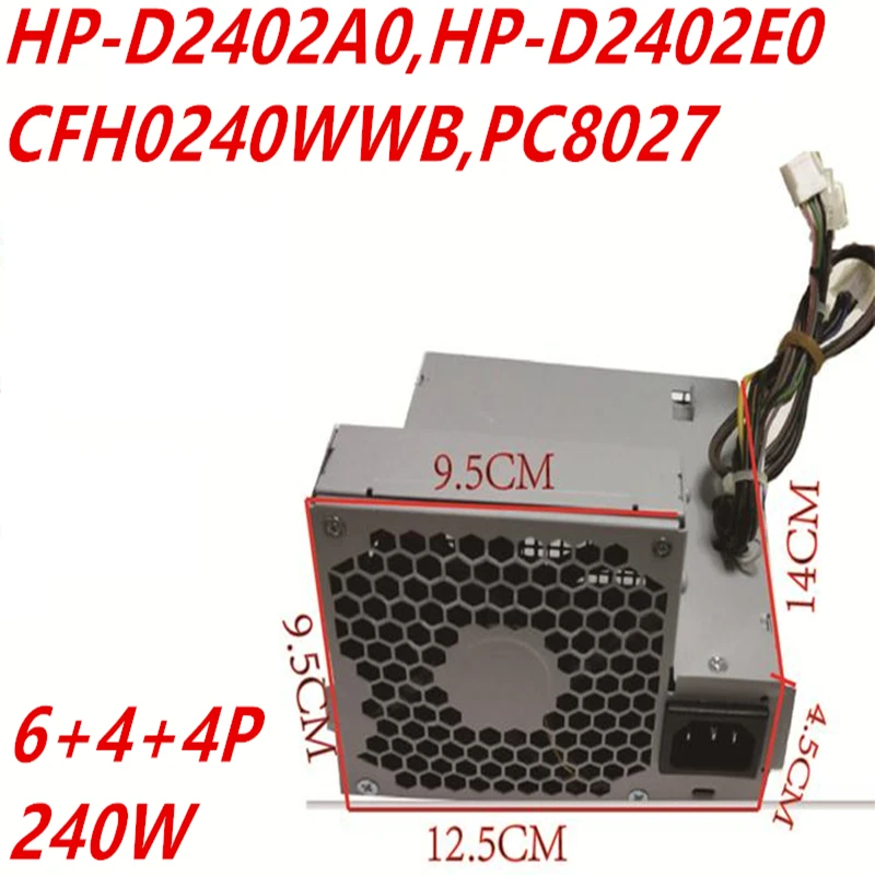 Новый оригинальный блок питания для HP Compaq 6200 6300 8000 8300 4000 6000 8100 8200 240 Вт D2402A0 D2402E0