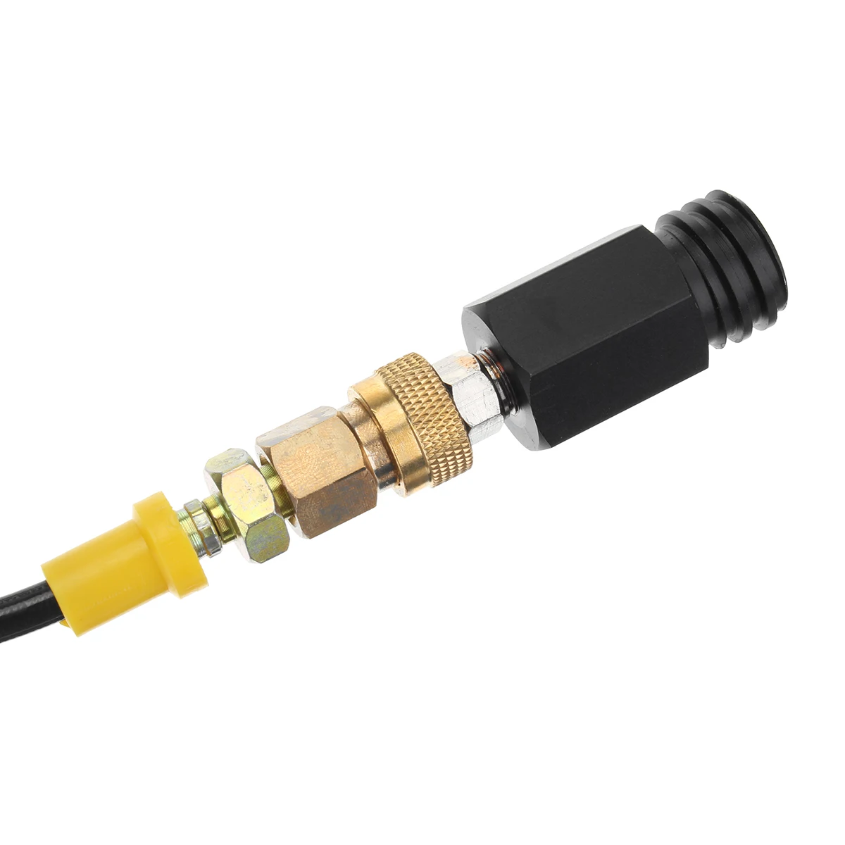 

Maker Club External Hose & Adapter Kit to CGA320 W21.8 CO2 Tank w/Quick Disconnect 5ft Microbore hose