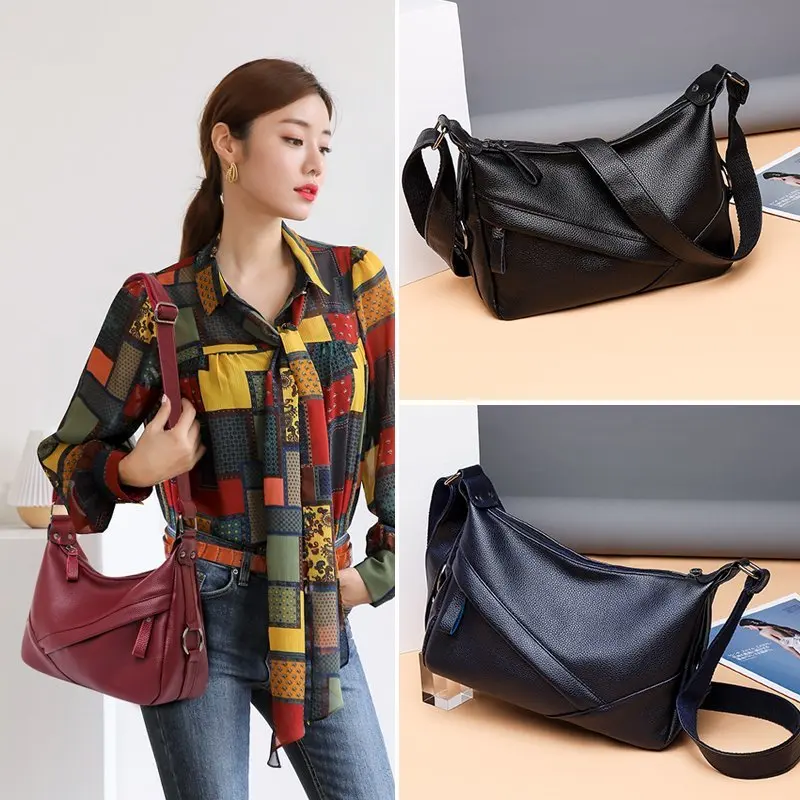 

OLD TANG Fashion Luxury Women Shoulder Bags Designer Solid Color Pu Leather Ladies Messenger Bag for Women 2020 Simple Style