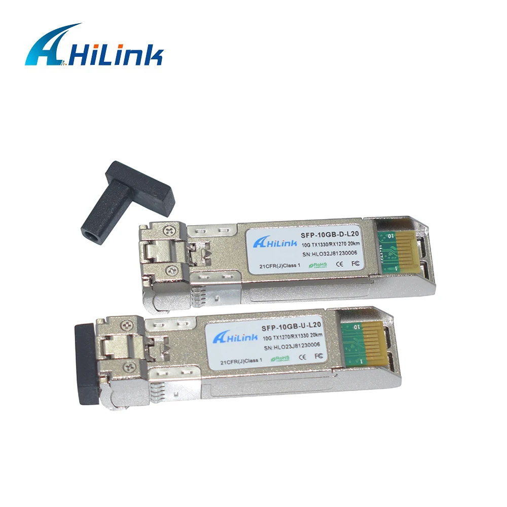 Бесплатная доставка! Одножильное волокно 10 г 1270нм/1330нм 20 км DOM WDM BiDi SFP + LC |