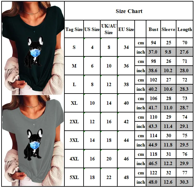 

Plus Size Womens Summer Short Sleeve T Shirt Ladies Casual Loose Blouse Tops Tee