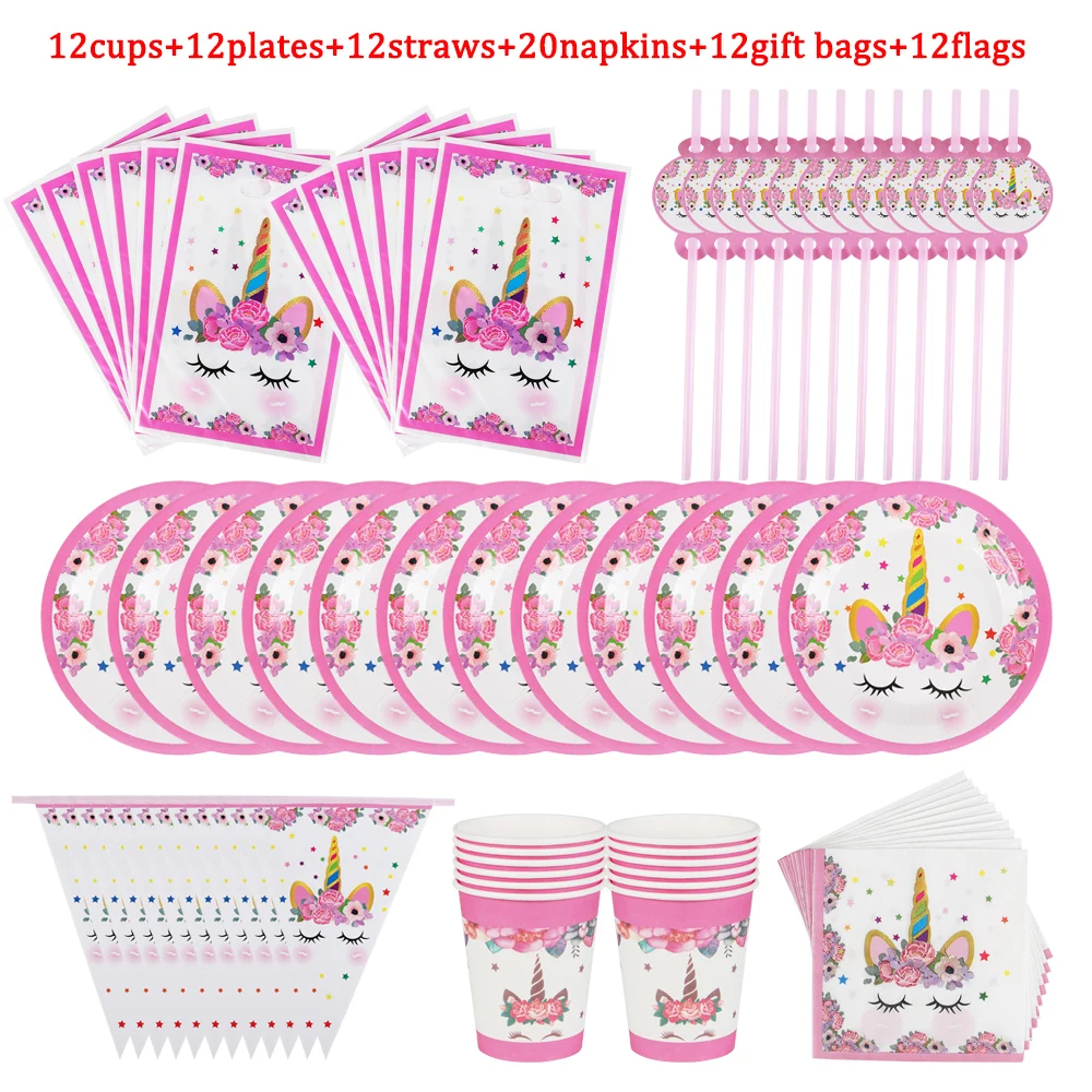 

80 шт., декоративные ложки для салфеток, в виде единорога