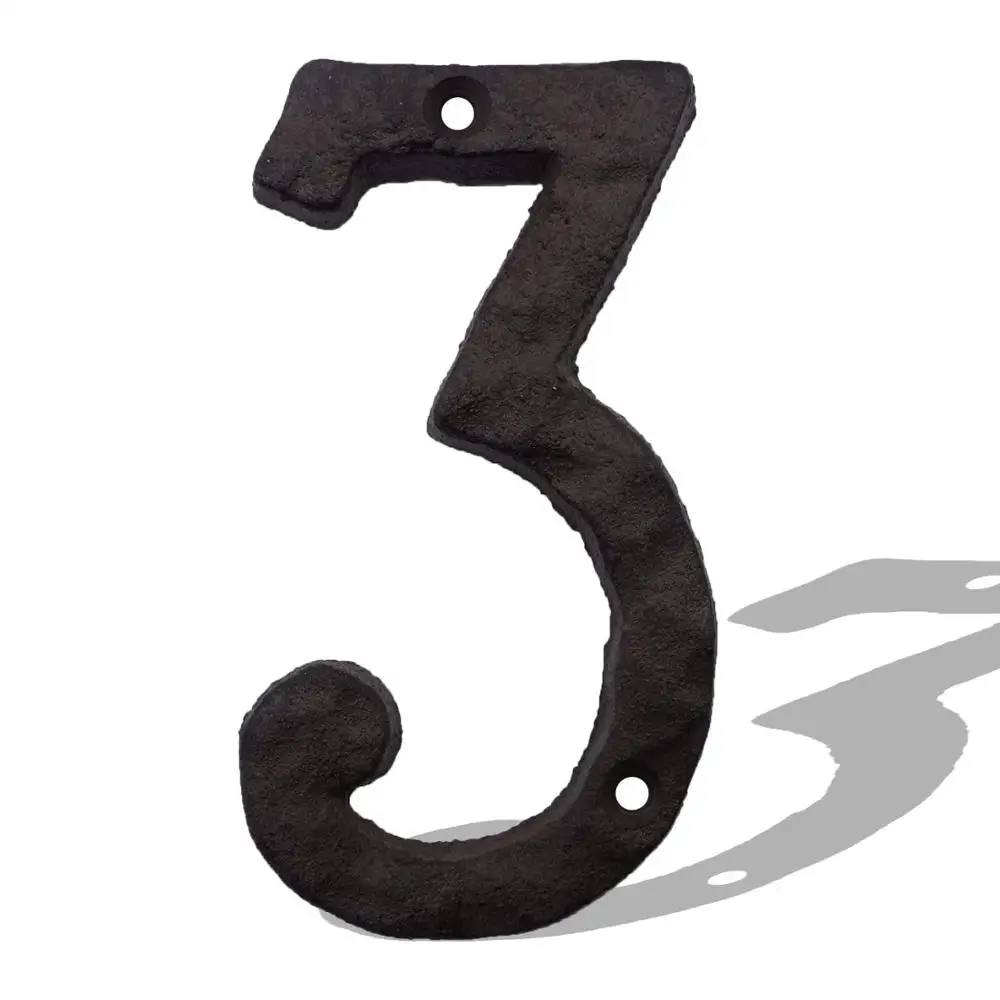 4 8 дюймовые цифры для дома номер домашнего адреса из чугуна сверхпрочный и