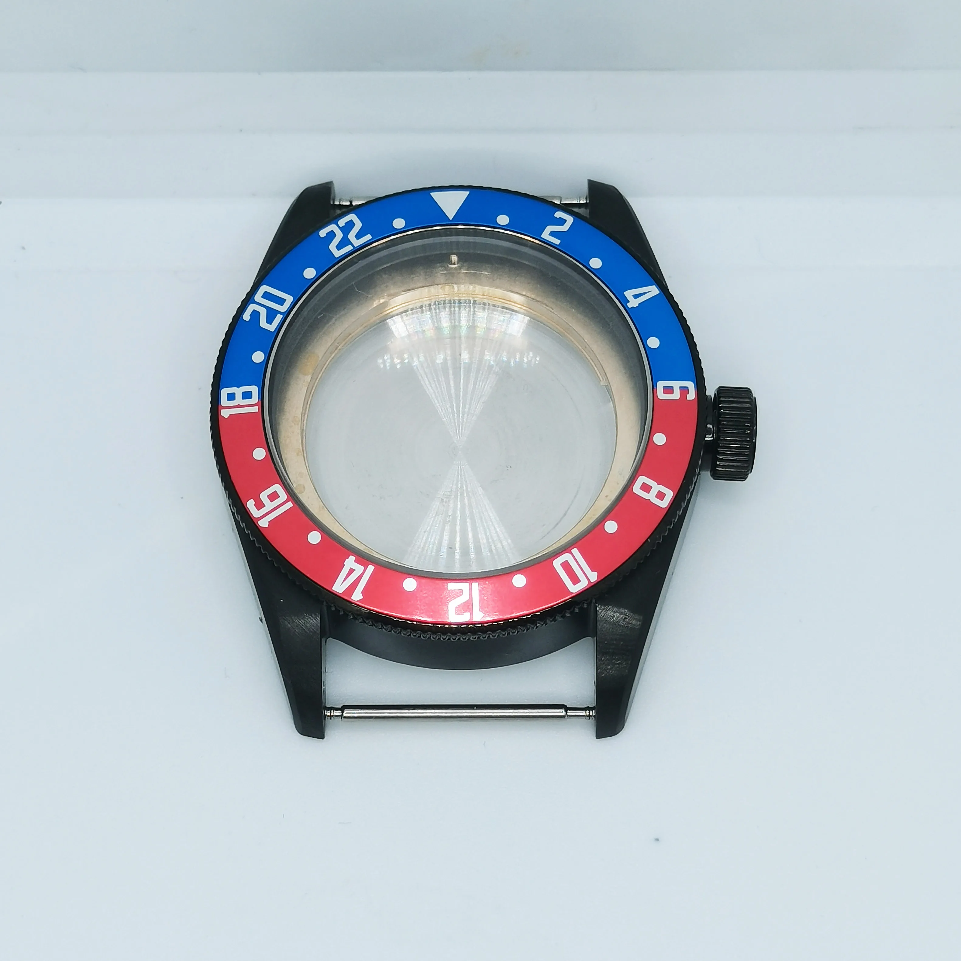 

41mm Sapphire Glass Aluminum Bezel Case Fit ETA 2836 DG5833 Miyota 8215 8200 Mingzhu 2813 3804 Automatic Movement