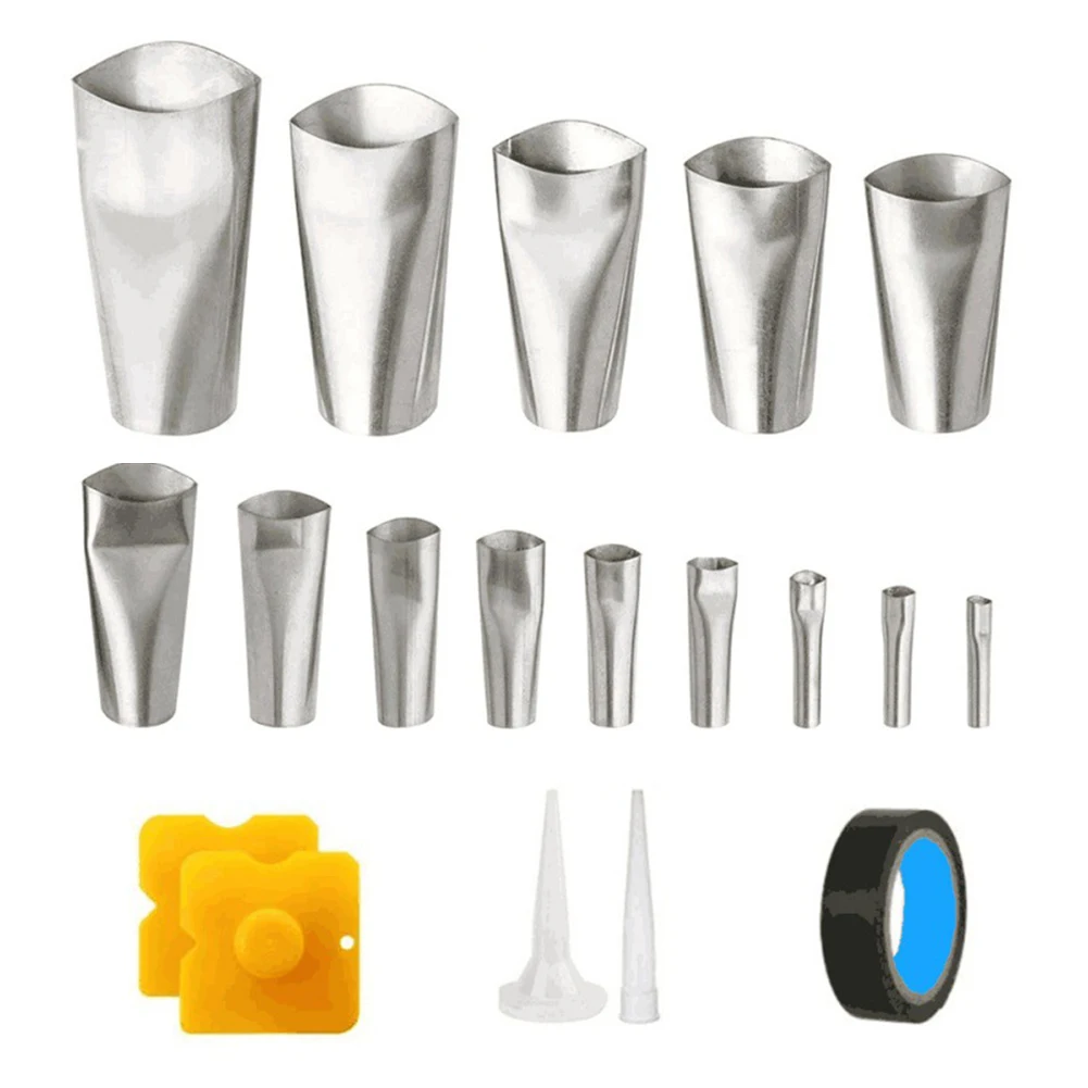 

Caulking Nozzle Applicator Finishing Stainless Steel Caulk Finisher Smooth Sealant Finishing Tool Kit For Wall Set Accessories