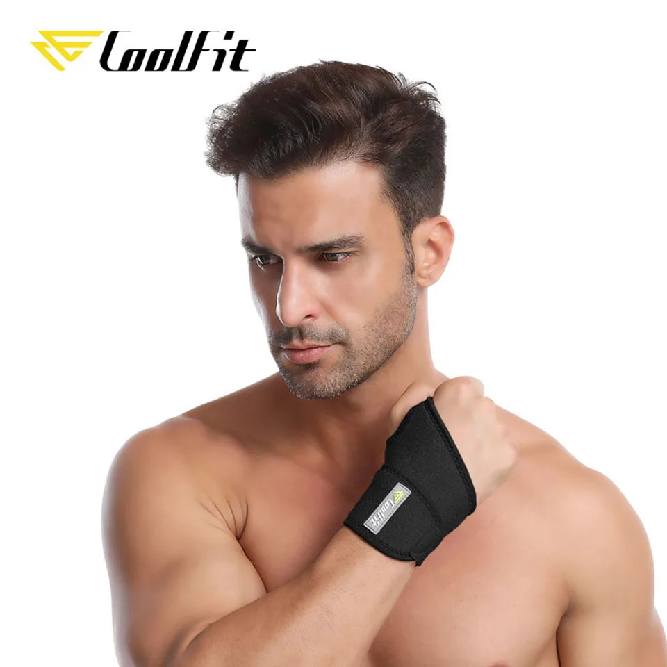 CoolFit наручные Защитная повязка бандаж Поддержка карпальный тоннельный