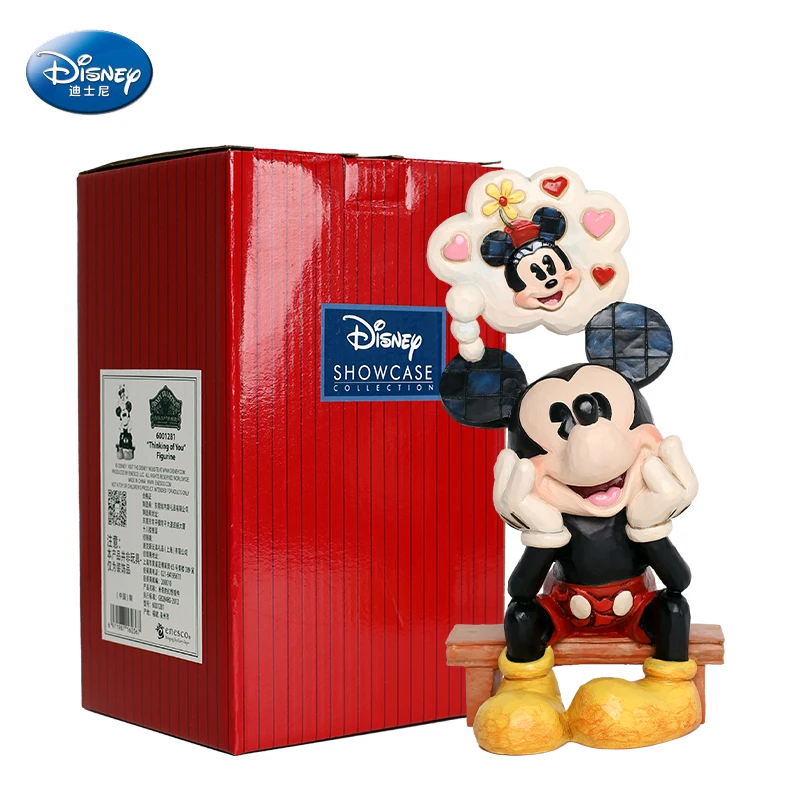 

Disney Mickey Mouse Fantasy Anime Figures 18Cm Resin Model Genuine Hand-Made Peripherals Ornaments Toys Gifts for Children