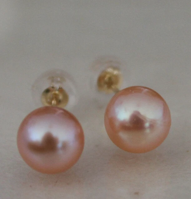 1015 + 6 5 мм жемчужные серьги-гвоздики из пресноводного жемчуга 14K золото | Украшения