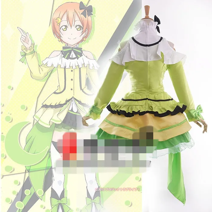 Аниме Косплей костюм в стиле Love Live kira sensation Rin Hoshizora платье для пения женское A| |