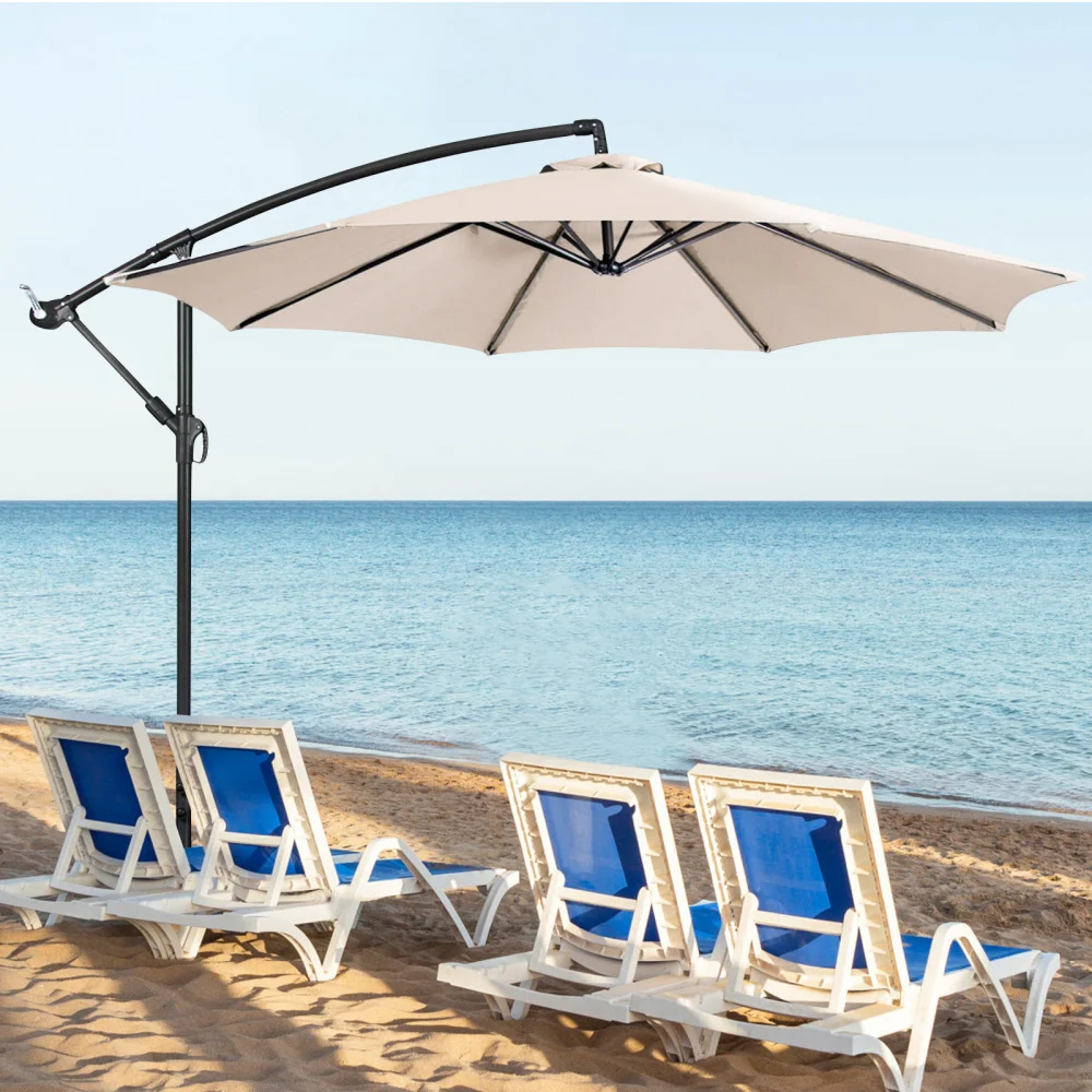 

Cabilock Outdoor Umbrella Canopy UV Resistant Umbrella Replacement for Outdoor Garden Courtyard (Canopy Only)