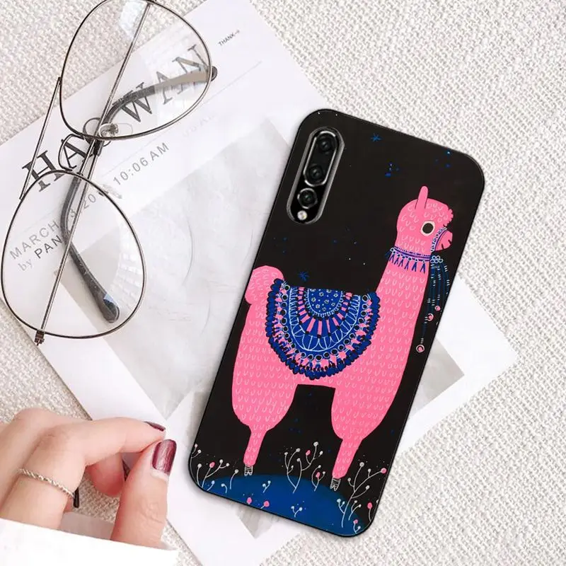 Babaite мультфильм лама Альпака чехол для телефона с животными Huawei P20 P30 Pro P20Lite P30Lite