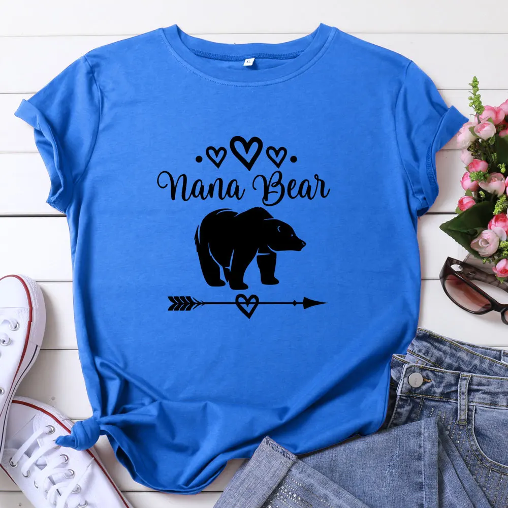 

Women Summer T Shirt Plus Size 5XL Letter Print T-Shirt Woman Loose T Shirt 100% Cotton Short Sleeve Lady Tee Tops