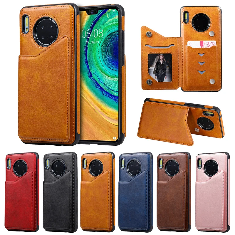 

Кожаный чехол-бумажник для Huawei Mate 30 Mate 30 Pro