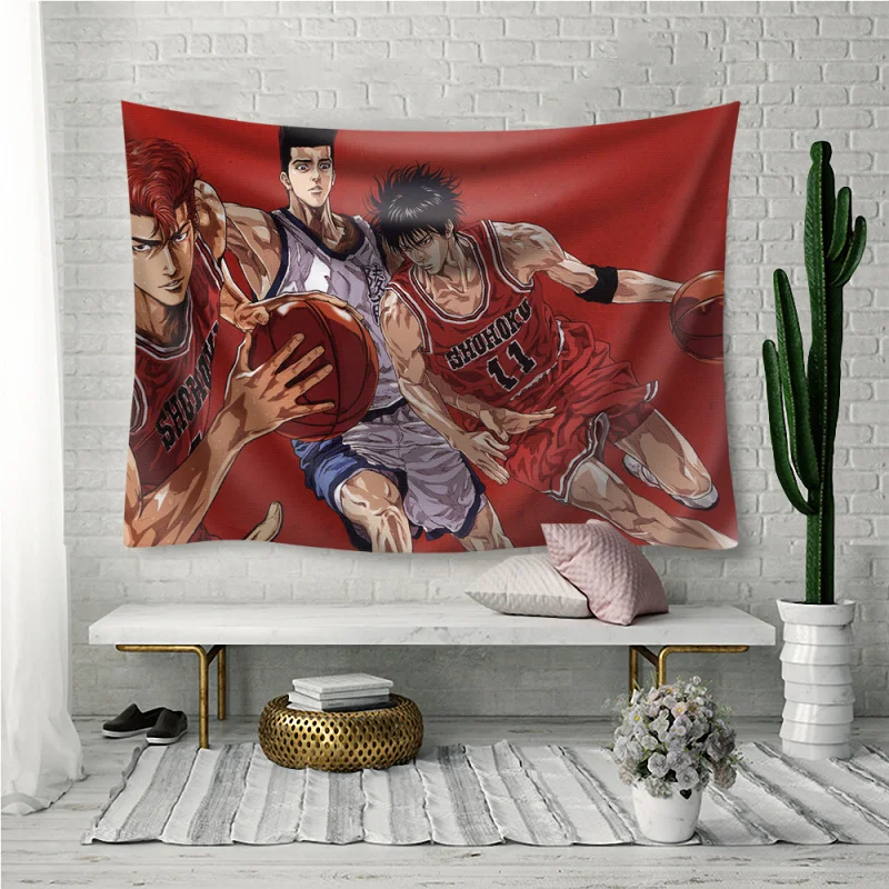 Slam dunk Tapestry настенное пляжное полотенце ткань из полиэстера заготовка 200x150 см