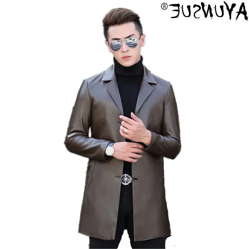 

Leather fast suit - real men's jacket, suede windbreaker, t-01-1703, my762, autumn and winter