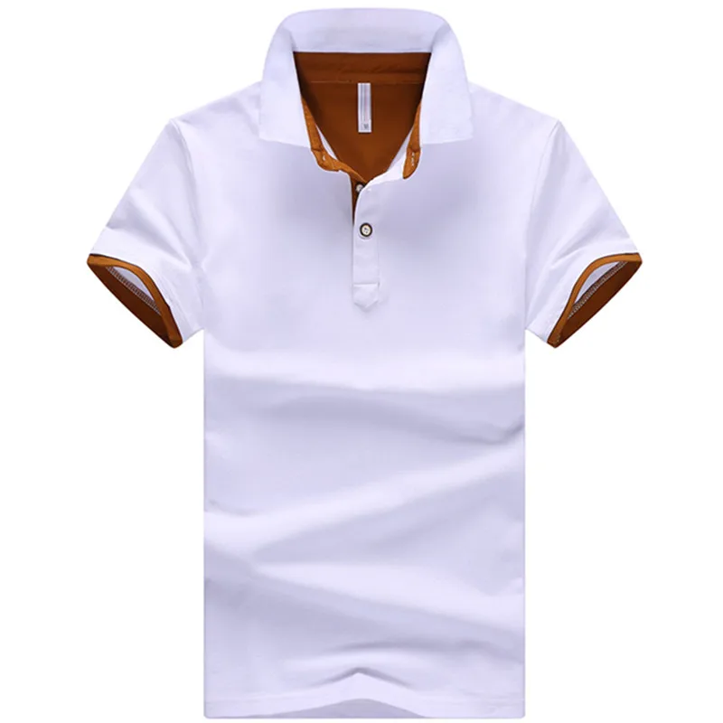 

2022 New Brand Polo Shirt Men Summer Fashion Solid Color Cotton Casual High Quality Short Sleeve Male T-Shirt
