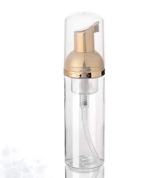 gold clear 30/50 мл пустые пенясь бутылка с помпой для мыла DIY жидкость с пузырьками гель мыло контейнер для путешествий с эффектом мини муссов бутылок 20 шт./лот - Цвет: gold clear