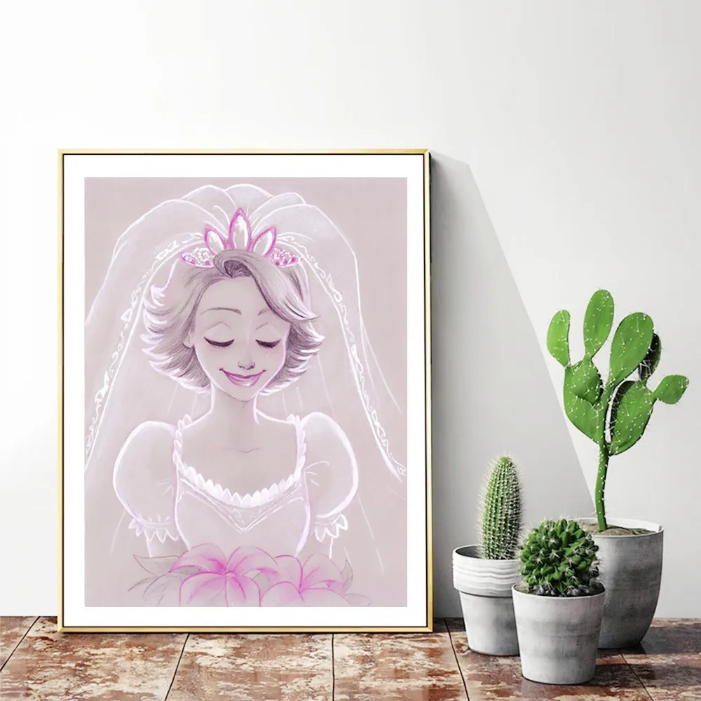 Полный 5D Diy Алмазная вышивка крестиком на рисунке Материал пакет Наклейка стену с