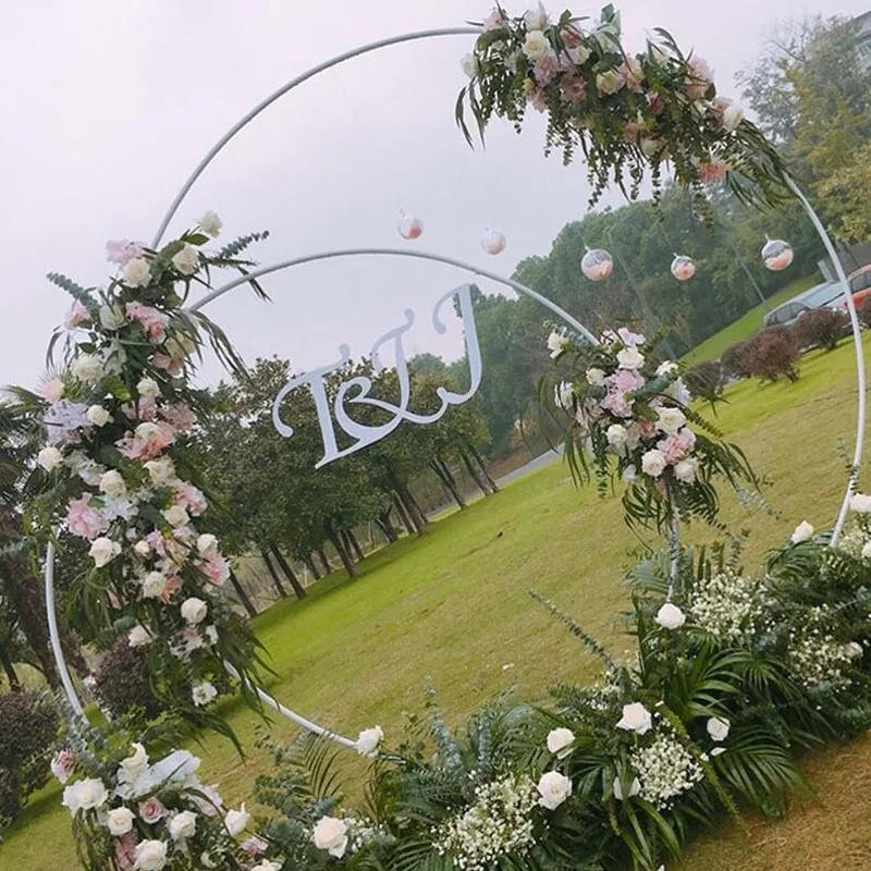 Железная круглая свадебная АРКА реквизит фоновый декор полка с одной аркой для